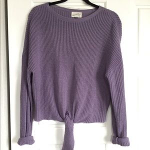 Purple Universal Thread Sweater